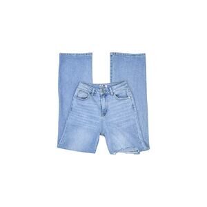 Vylette High Rise Baggy Distressed Light Wash Jeans Women’s Size 1